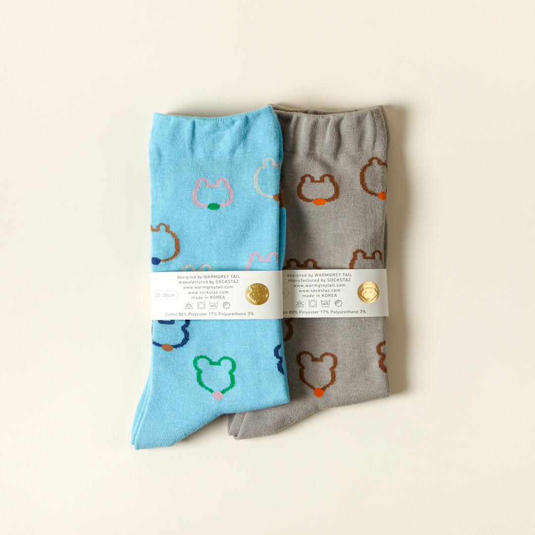 スモール＆ビッグソックス - グレー