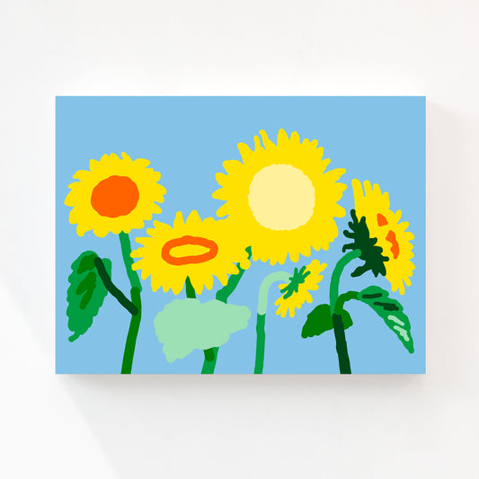 ひまわりのキャンバス