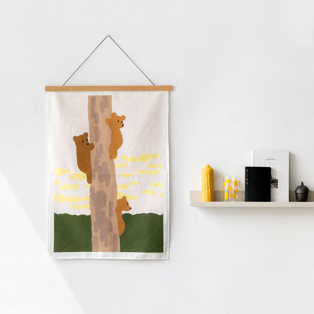 ツリー＆ベアーズファブリック