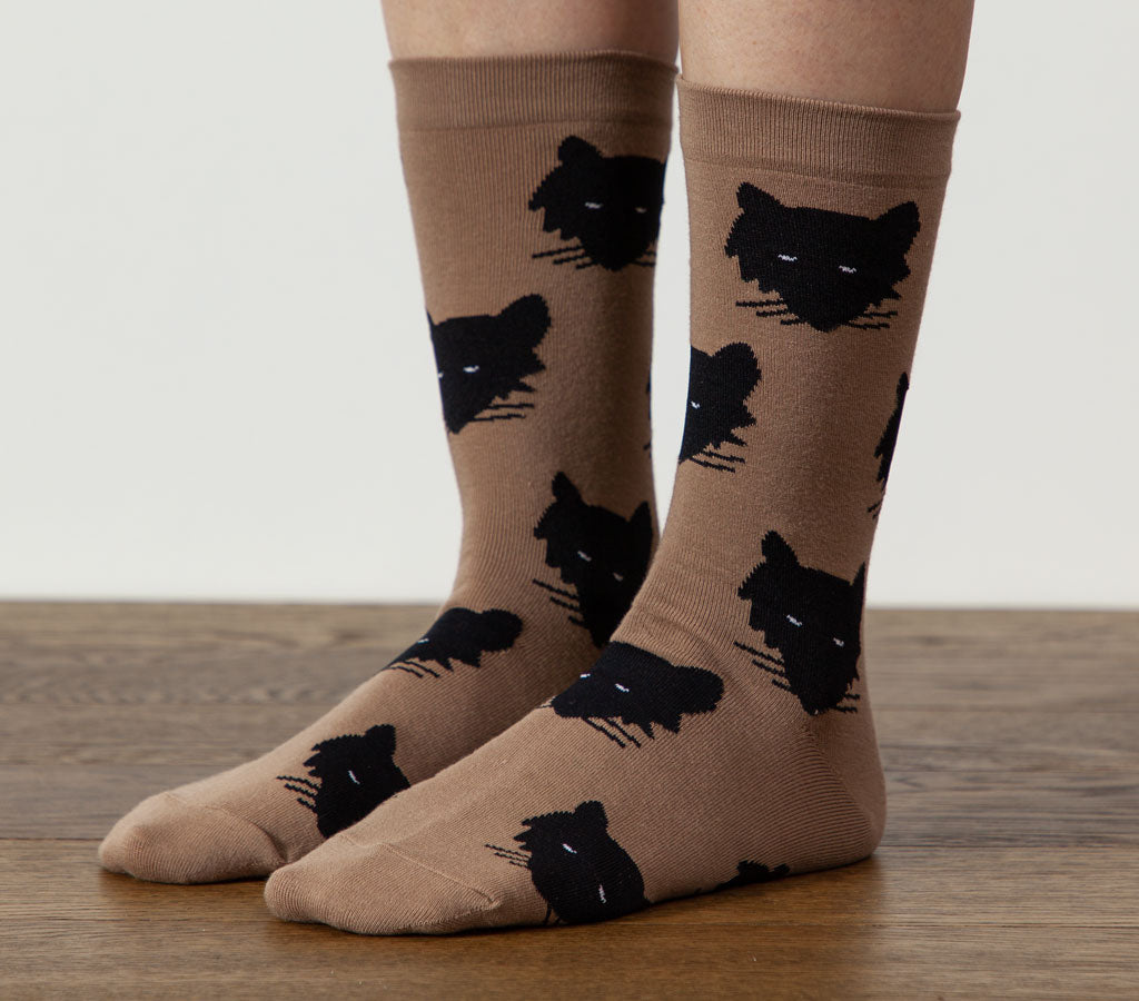 ウルフソックス - ベージュ